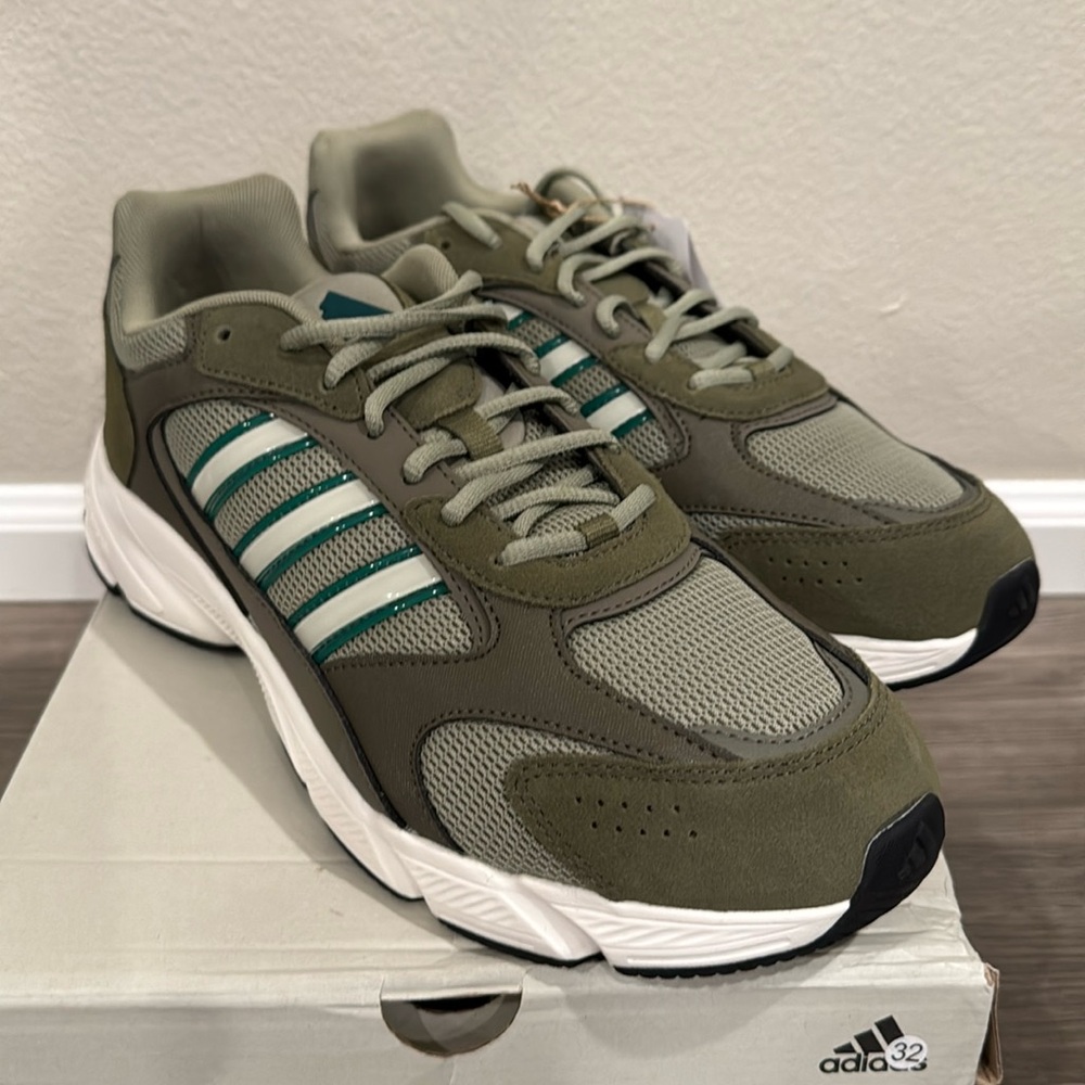 Adidas CRAZYCHAOS 2000 Green Running Shoes Men’s Size 12